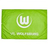 VfL Wolfsburg Hissfahne Logo 100 x 150 cm Fahne Flagge - Plus Lesezeichen Wir...