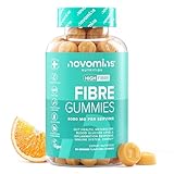 Ballaststoffe Gummis - 4000 mg Inulin mit Vitamin D2, B12, Chrom - Alternative...