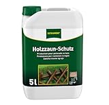 Ultrament Holzzaun-Schutz, Wetterschutzlasur, Holzlasur, naturbraun, 5 Liter