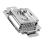 Fdit Eierschneider aus Edelstahl, scharfe Schneidvorrichtung für gekochte Eier...