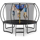 MERACH Trampolin Outdoor 305cm/366cm/427cm/488cm, Trampolin Sicherheitsnetz und...