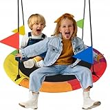 Kruzzel Nestschaukel Outdoor für Kinder & Erwachsene – Ø100 cm – Bis 160...