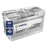 VARTA Silver Dynamic AGM Batterie A6 – Start-Stop und xEV Autobatterie 12V...