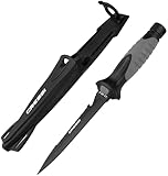 Cressi Erwachsene Finisher Knife Tauchermesser, Schwarz, Adult