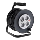 Zenitech– Spule mit 4 Steckdosen, 16 A – 3G1,5 mm² Kabel – 20 m
