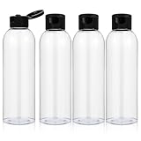 Ptwola 4 Stück Reiseflaschen 200 ml Leere Spender Plastikflasche Nachfüllbar...