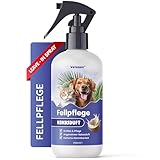 Vetasan Fellpflege Hunde & Katzen 250ml Entfilzungsspray I Langhaar Fell Spray...