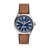 Fossil Defender Herrenuhr, Solarbetriebenes Dreizeiger-Datum mit Edelstahl- oder...