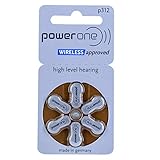 Power one Hörgerätebatterien Typ 312 braun, Batterien 60 Stück Vorratspack,...