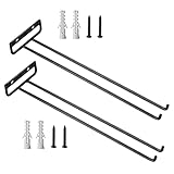 2 Stück Metall Weinglashalter, Gläserhalterung, Weinglasregal Hängend Wand...