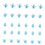 HORIALENCE 3 Saiten Teilige wasserdichte Origami-Kraniche Girlande Vorgefaltete...