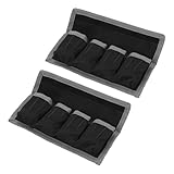 PATIKIL Kamerabatterie-Taschen, 4 Taschen Nylon DSLR Batteriegehäuse...
