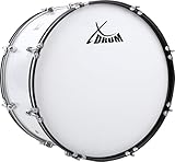 XDrum MBD-226 Marsch Bass Trommel, Fußball Pauke 26' x 12' (10,5 kg, 4 Ösen,...