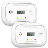 2er-Pack ELRO FC5003 Kohlenmonoxidmelder | 10-Jahres-Sensor | Mit Display | 2...
