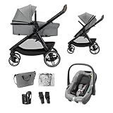 Maxi-Cosi Zelia Select Trio, Baby Kinderwagen 3 in 1 mit Kindersitz, 0–4 Jahre...