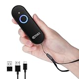 OBZ Bluetooth Barcode Scanner Kabellos – 1D 2D Tragbarer Handscanner mit USB &...