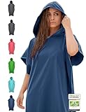 NirvanaShape Handtuch-Poncho für Erwachsene | Umziehhilfe & Handtuch zugleich |...