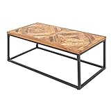 invicta INTERIOR Eleganter Couchtisch Infinity Home 100cm Natural Mangoholz...