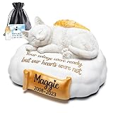 HENTOL Personalisierte Urne Katze, Tierurnen für Katze mit Gravur des Namens,...
