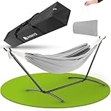 Juskys Hängematte Paya mit Gestell - Outdoor Doppelhängematte für 2 Personen...