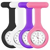 Newaner Krankenschwester Zubehör(4Pcs), Digital Uhr Uhren für Damen...