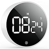 VOCOO Digitaler Küchentimer - Magnetischer Countdown Timer mit 3 Lautstärkestufen, Eieruhr mit großem LED-Bildschirm für Heim Fitness Klassenzimmer(einschließlich Batterien)