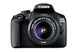 Canon EOS 2000D Spiegelreflexkamera - mit Objektiv EF-S 18-55 F3.5-5.6 III (24,1...