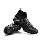 Fahrradschuhe, Winter, rutschfest, regendicht, Mountainbike-Schuhe für Herren...