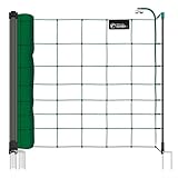 VOSS.farming farmNET+ Schafnetz, 25m, 2 Spitzen, 90cm Netzhöhe, grün,...