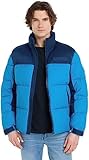 Tommy Hilfiger Herren Jacke Puffer Jacket Winterjacke, Blau (Cerulean Aqua), XL