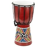 30cm Indonesische Kinderdjembe „Schildkröte' Djembe Trommel Bongo Dotpaint...