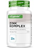 Zink 25 mg - 400 Tabletten - Premium: Zinkbisglycinat von Albion® + L-Histidin...