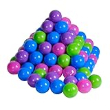 Knorrtoys 56777 - Bälleset ca. Ø6 cm - 100 balls/softcolor, 100 Bälle Pastell