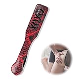 HANDGEFERTIGTE KLATSCHE 32cm - 100% echtes Büffelleder/Erotische Paddle und...