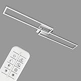 BRILONER - LED Deckenlampe mit Fernbedienung, dimmbar, einstellbar von warmweiß...