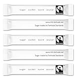 Zuckersticks FAIRTRADE 1000 Sticks befüllt mit 3,5g weißem Zucker