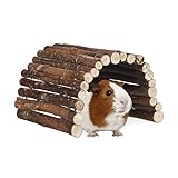 3X Nagerbrücke Holz im Set, Tunnel für Kleintierkäfig, Hamster,...