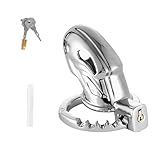 Verstellbarer Keuschheitskäfig Herren mit Anti-Seize-Schlauch Atmungsaktiver...