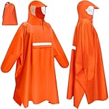 Faneam Regenponcho Herren Damen Wasserdichter Regenponcho für Fahrrad...