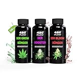 420Flow Cannabis Dünger-Set: Grow, Bloom & Booster – Komplettset für...