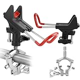 VAIAV Rutenhalter Boot, 2 Stück Edelstahl Rutenständer, 360° Verstellbarer...