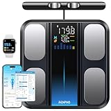 RENPHO Körperfettwaage mit 8 Elektroden, Personenwaage mit körperfett, Smart...