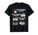 Ein Glühwein, swei Glühwein Wichtel Weihnachten Elfe lustig T-Shirt