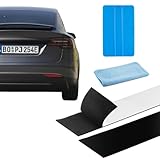 2 Paar Klett Kennzeichenhalter, Kennzeichen Klett für Auto, Selbstklebend...