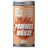 WAT NE WÜRZE Pommes frites Gewürz Salz, 280 g Profi Imbiss Freibad Pommessalz...