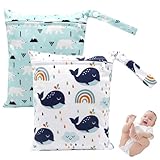 2 Pcs Wetbag Kindergarten Wetbag Nasstasche Wetbag Schwimmsachen Wet Bag...