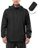 Outdoor Ventures Regenjacke Herren Wasserdicht Ultraleichte Dünne Faltbare...