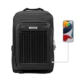 ROCKBROS Solarrucksack Solar Rucksack 20L mit Flexiblem Abnehmbarem 10V 14W...