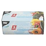 PAPSTAR 14158 Gefrierbeutel 3 Liter, 250 x 320 mm, Transparent