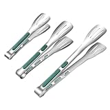 ZBKJYILF Pack von 3 Edelstahl Lebensmittelzange, langlebig, Küchenzange,...